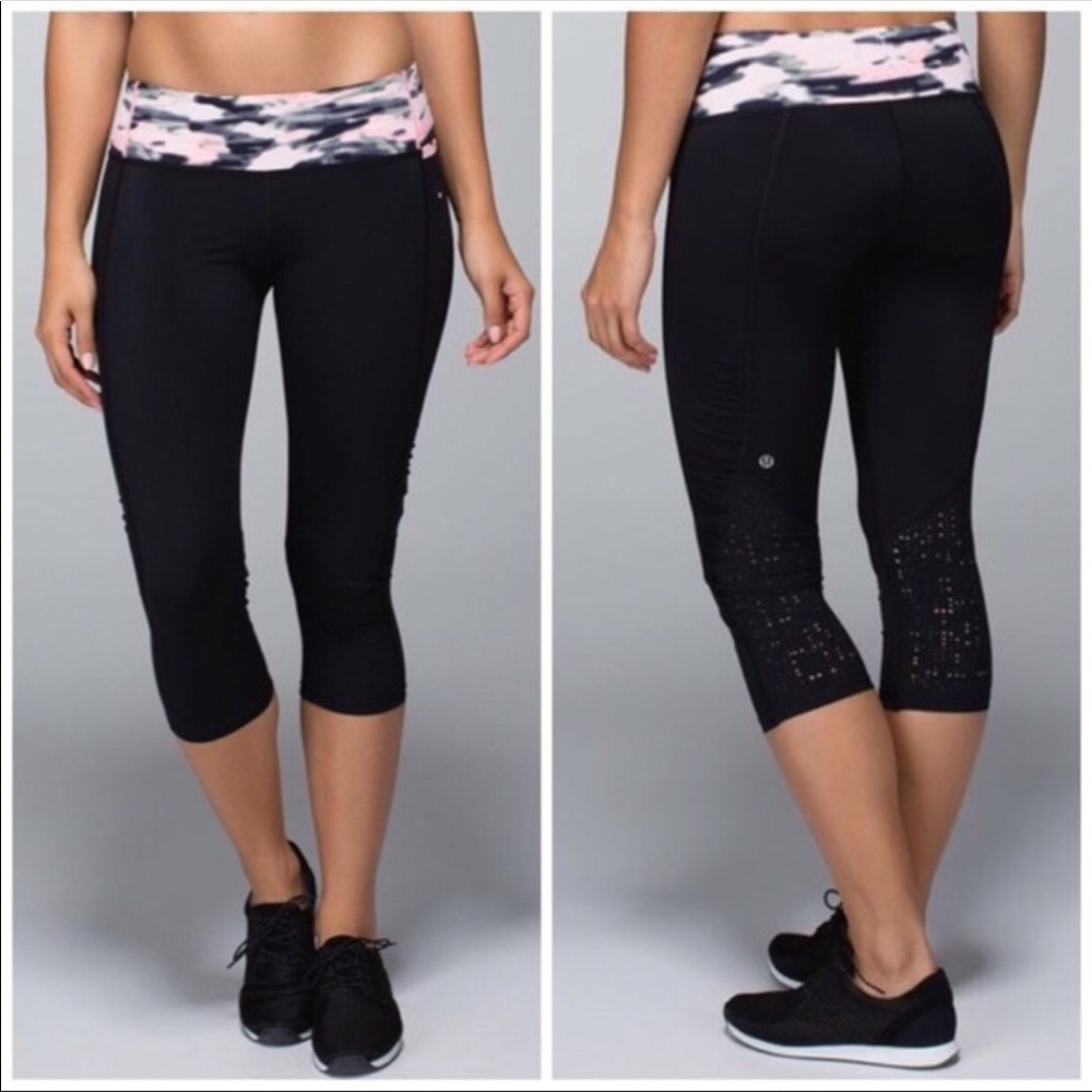 Lululemon Water Bound Crop Size 4